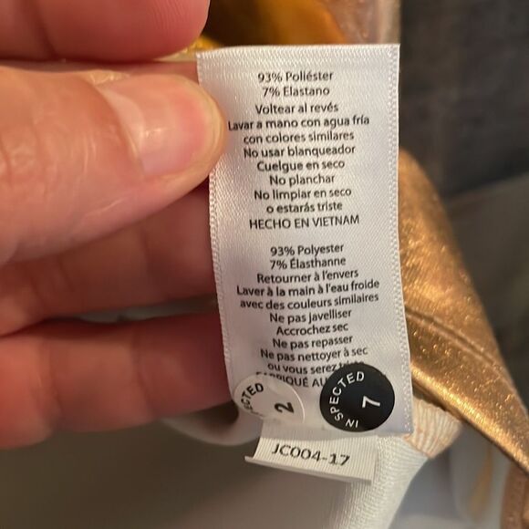 LuLaRoe Elegant Rose Gold Cassie Pencil Skirt, NWOT - Picture 6 of 8